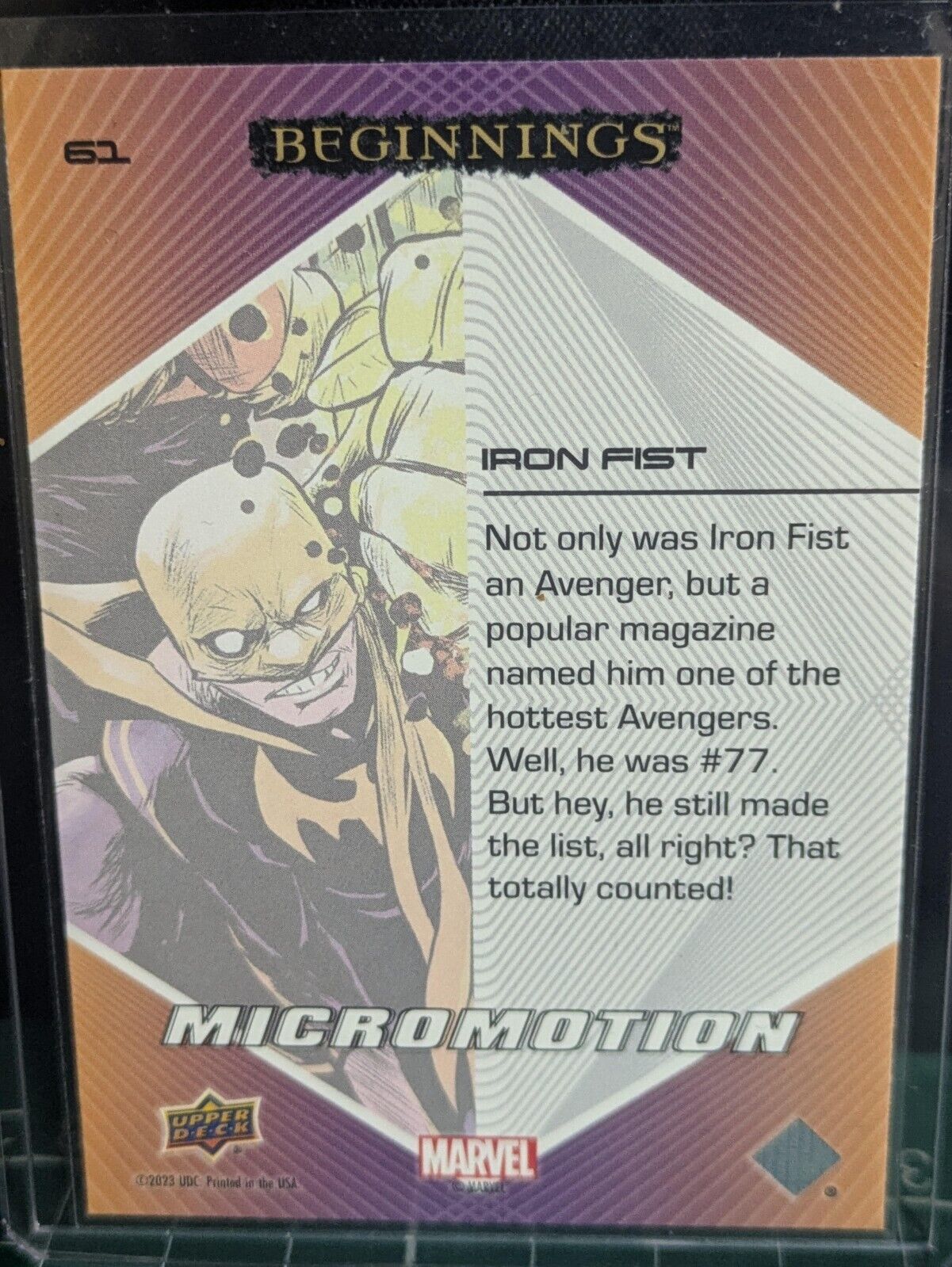 Marvel Beginnings Vol.2 Ser.2 | Iron Fist Micromotion