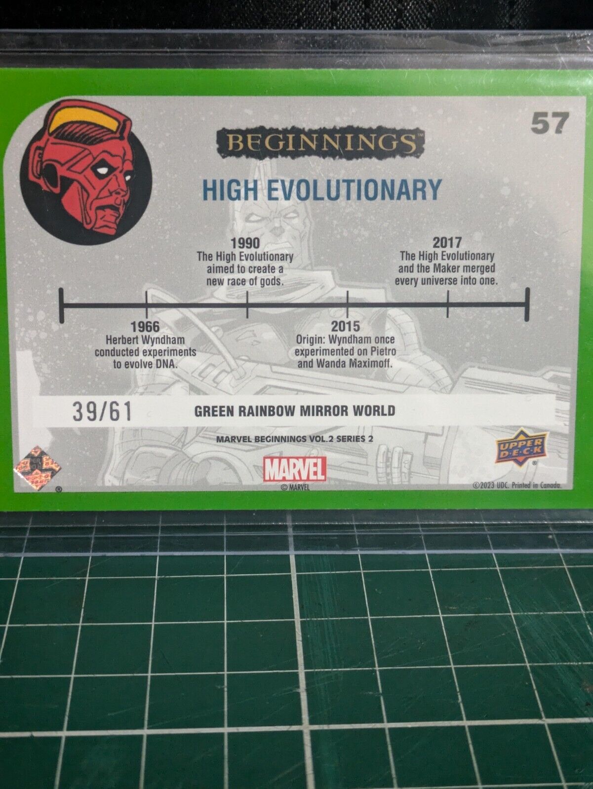 Marvel Beginnings Vol.2 Ser.2 | High Evolutionary Green Rainbow Mirror World /61