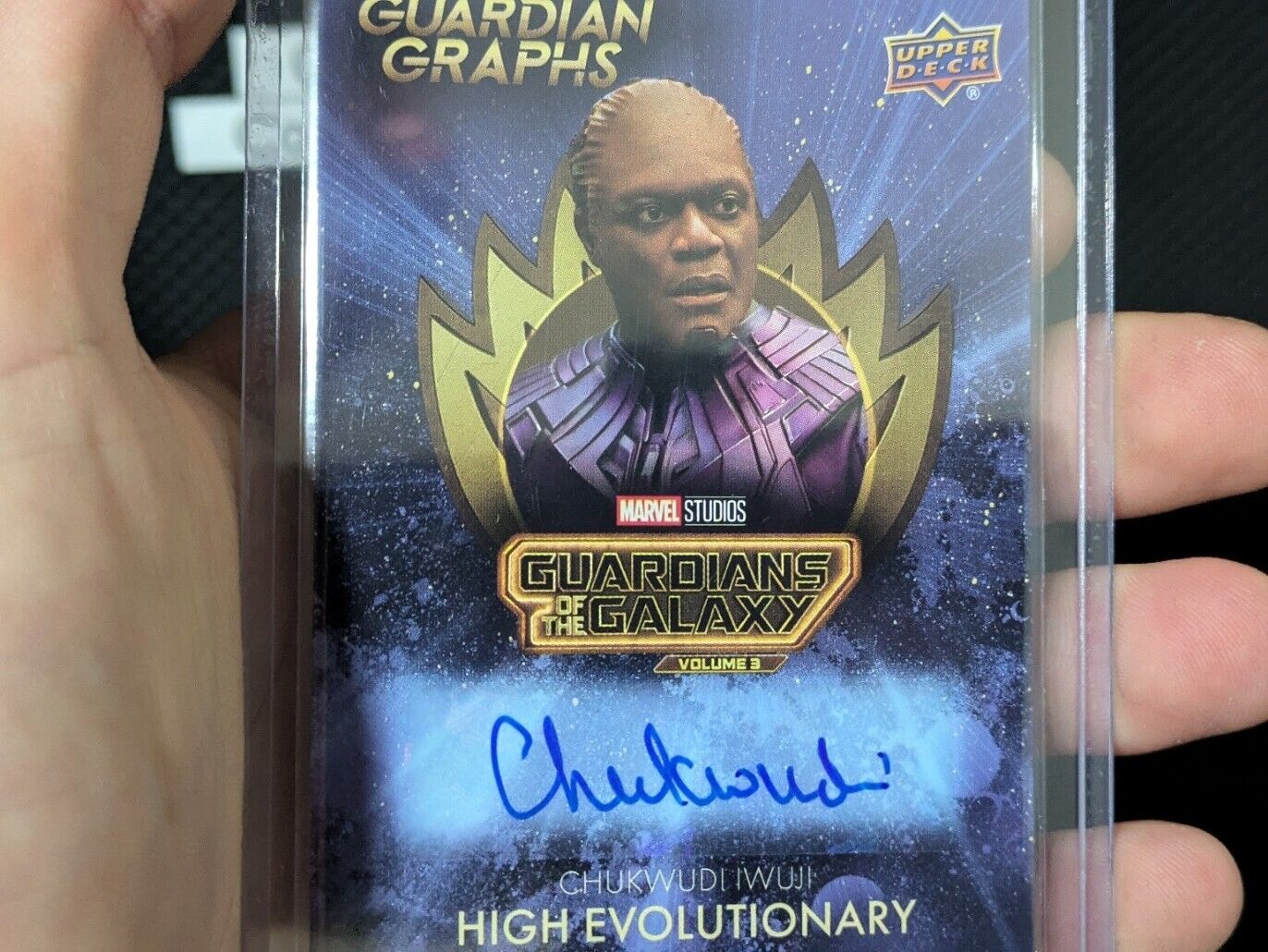 Guaradian Graphs Chukwudi Iwuji | Guardians of The Galaxy Vol.3 Upperdeck 2024