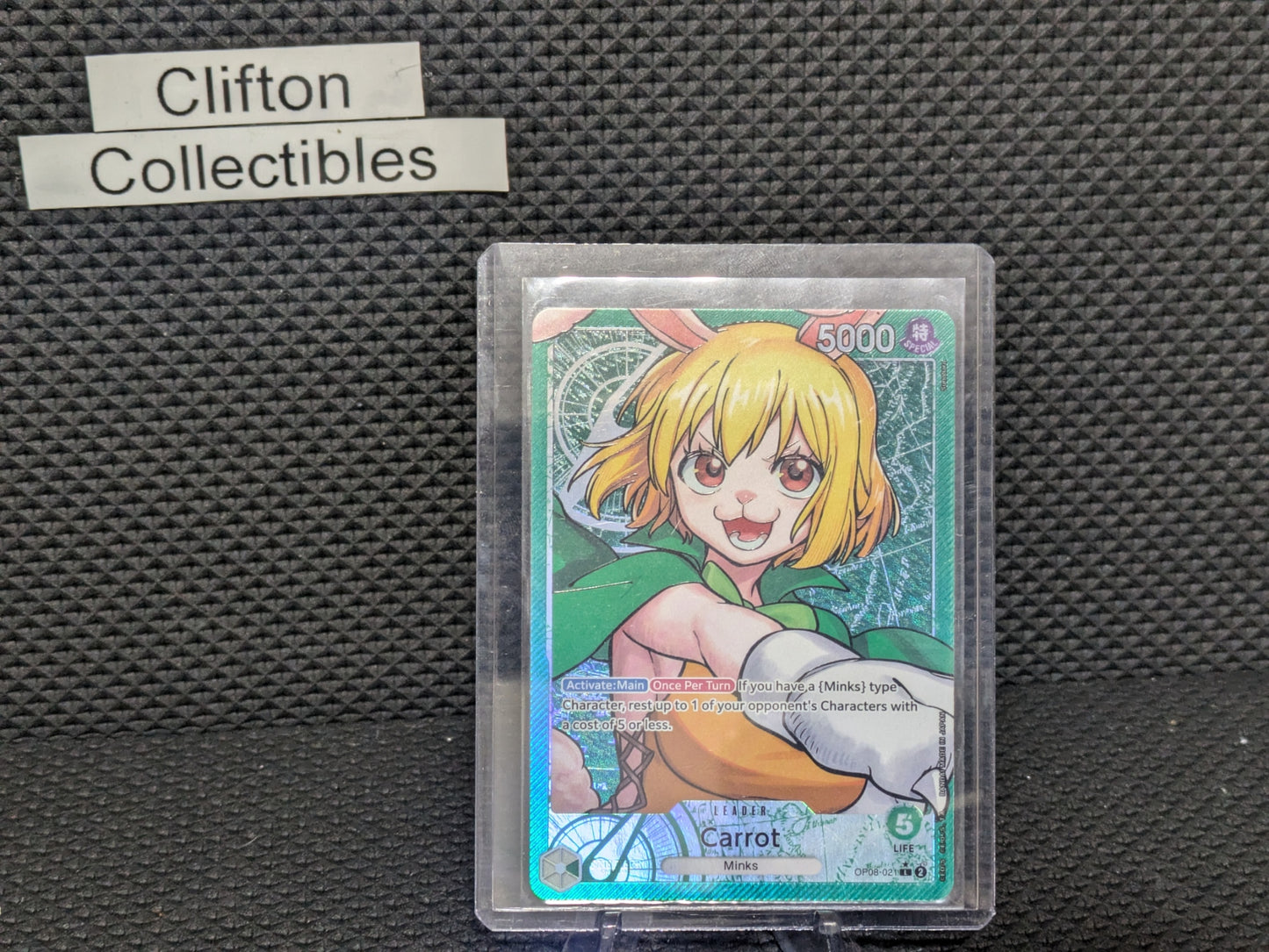 Carrot OP08-21 Leader Card Alternate Art | One Piece Card Game
