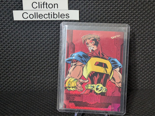 Atlas Red Precious Metal Gem 094/100 | Skybox Marvel Metal Universe 