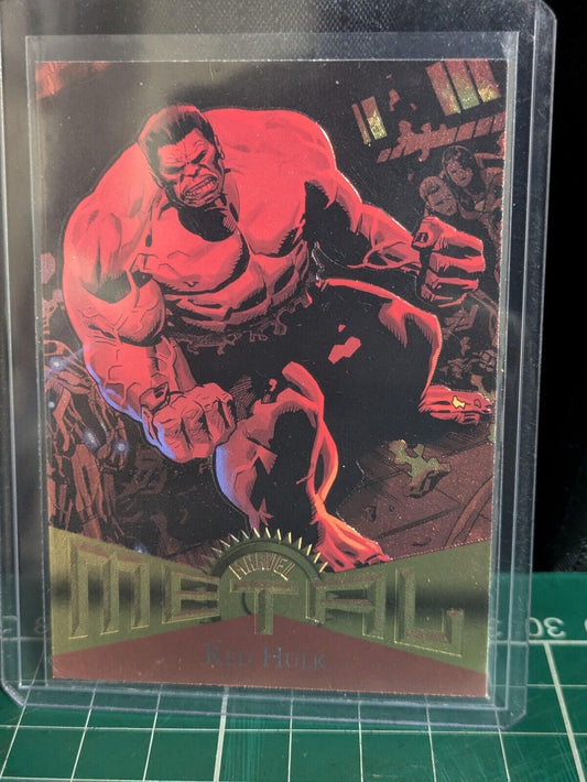 2024 Marvel Metal Universe Avengers | RED HULK | Retro #37