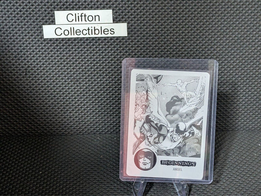Black Printing Plate 1/1 ANGEL | Upper Deck Marvel Beginnings Vol.2 Ser.2
