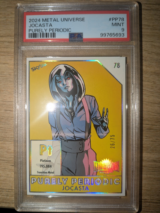 2024 Metal Universe Jocasta Purely Periodic PSA 9 26/75
