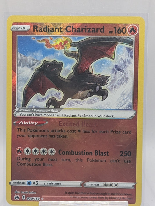 Radiant Charizard Holo 020/159 - Crown Zenith